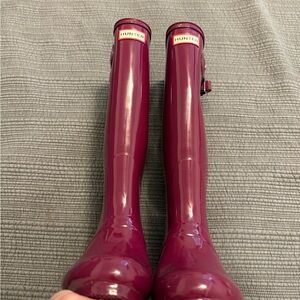 Hunter Women's Winter Rain Boots - purple